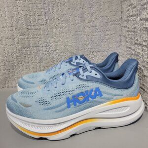 Hoka One One Bondi 9 X-Wide Men's Size US 11 4E Drizzle Downpour Athletic Shoes.
